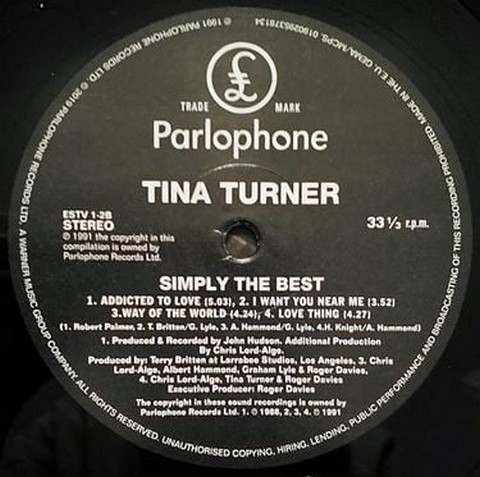 Tina Turner - Simply The Best (Vinyl) - фото 10