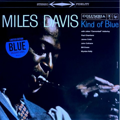 Miles Davis – Kind Of Blue (Limited Edition, Reissue, Stereo, Blue Marbled) - фото 1