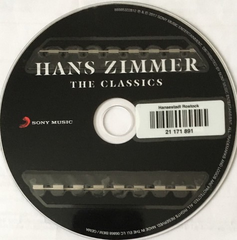 Hans Zimmer – The Classics (CD) - фото 3