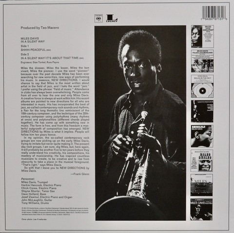 Miles Davis – In A Silent Way (Reissue, Stereo, White Vinyl) - фото 2