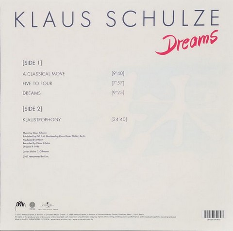 Klaus Schulze – Dreams (Vinyl) - фото 2