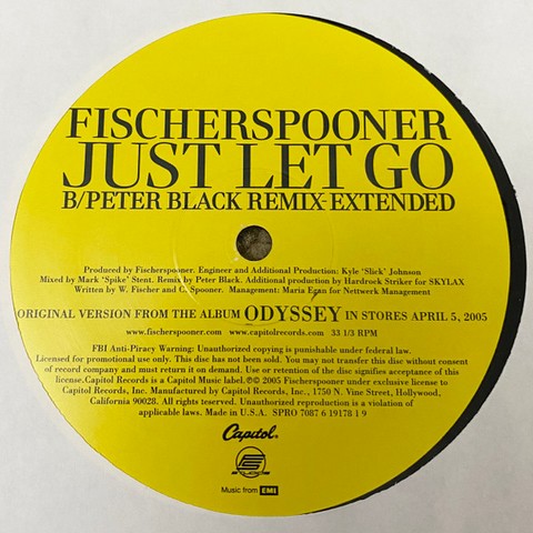 Fischerspooner – Just Let Go (RPM, Vinyl) - фото 3