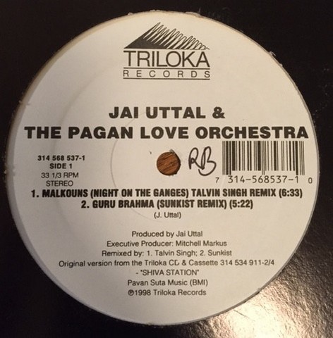 
Jai Uttal And The Pagan Love Orchestra – Malkouns / Guru Brahma (RPM, Stereo, Vinyl)

Jai Uttal And The Pagan Love Orchestra – Malkouns / Guru Brahma (RPM, Stereo, Vinyl) - фото 1