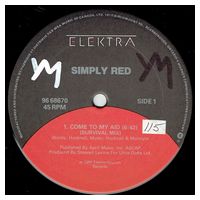 Simply Red – Come To My Aid (45 RPM Vinyl)