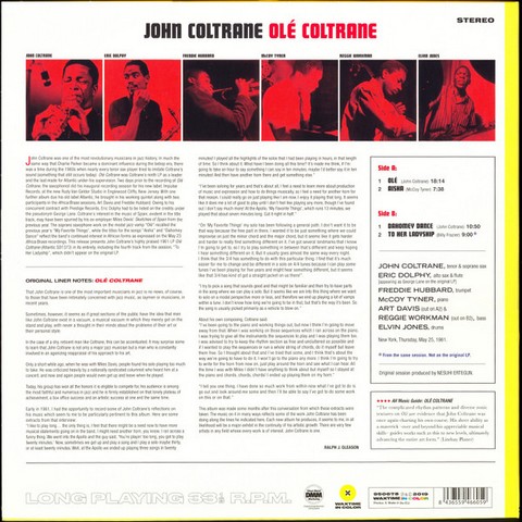 John Coltrane – Ole (The Complete Session) (LP, Album, Limited Edition, Reissue, Repress, Yellow, 180g, Vinyl) - фото 2