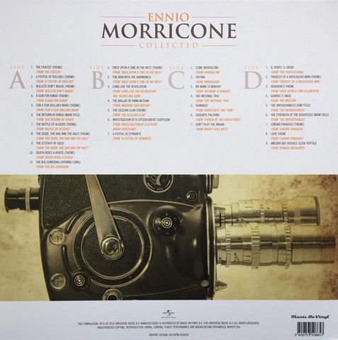 Ennio Morricone – Ennio Morricone Collected (LP, Compilation, Gatefold, 180 gram, Vinyl) - фото 2