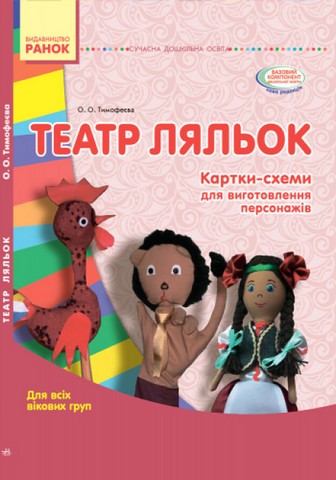 Театр ляльок. Картки-схеми для виготовлення персонажів....