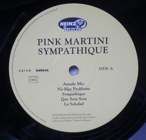 Pink Martini – Sympathique (Vinyl, LP, Album, Reissue, Repress, Stereo) - фото 2