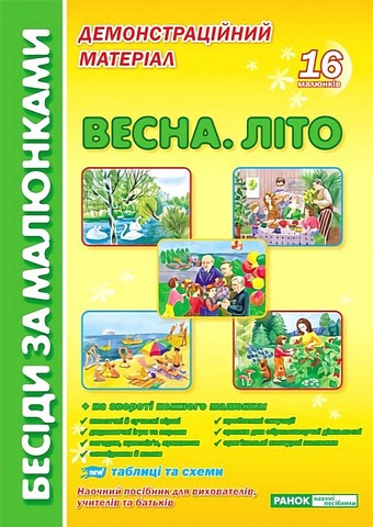 Бесіди за малюнками. Весна. Літо. Демонстраційний матеріал