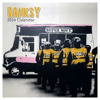 
Календар Banksy 2024 (16 Months Square Wall Calendar, Poster Inside)