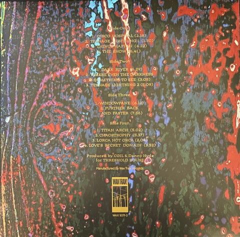Coil – Loves Secret Domain (2LP, Album, Limited Edition, Reissue, Remastered, Stereo, Amber Vinyl) - фото 3