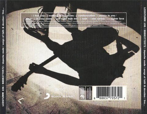 Depeche Mode – Songs Of Faith And Devotion Live (CD, Album, Repress) - фото 2