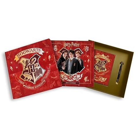 
Календар Harry Potter 2024 Collectors Gift Box Set (Square Wall Calendar, A5 Diary & Pen) - фото 3