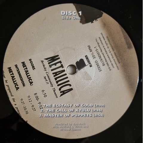 Metallica, Michael Kamen & The San Francisco Symphony Orchestra – S&M (3LP, Reissue, Gatefold) - фото 2