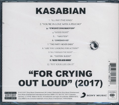 Kasabian – For Crying Out Loud (CD, Albuml) - фото 2