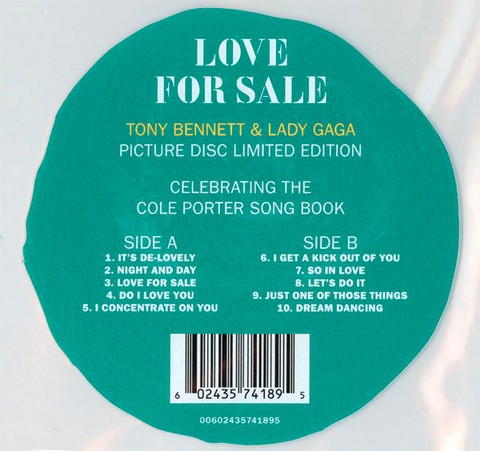 Tony Bennett & Lady Gaga – Love For Sale (LP, Album, Limited Edition, Picture Disc, Vinyl) - фото 3