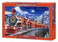 Castorland Puzzle 1000. Santas Coming to Town / Експрес Санта Клауса