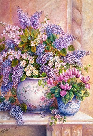 Castorland Puzzle 1500. Lilac Flowers / Квіти бузку - фото 2