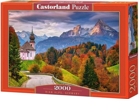 Castorland Puzzle 2000. Rian Alps, Germany / Осінь в баварських Альпах - фото 1