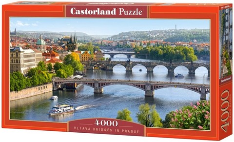 Castorland Puzzle 4000. Vltava Bridges in Prague / Мости через Влтаву - фото 1