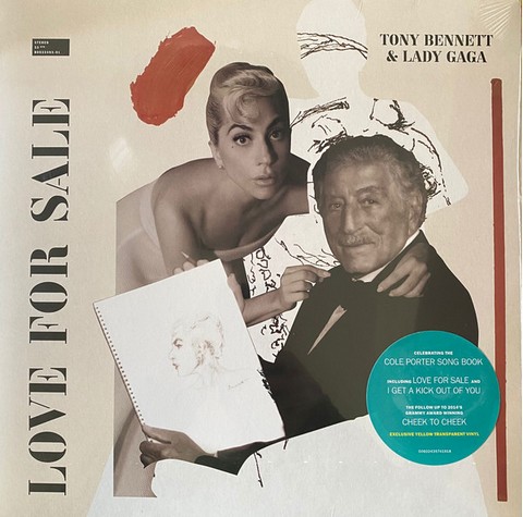 Tony Bennett & Lady Gaga – Love For Sale (LP, Album, Yellow Vinyl) - фото 1