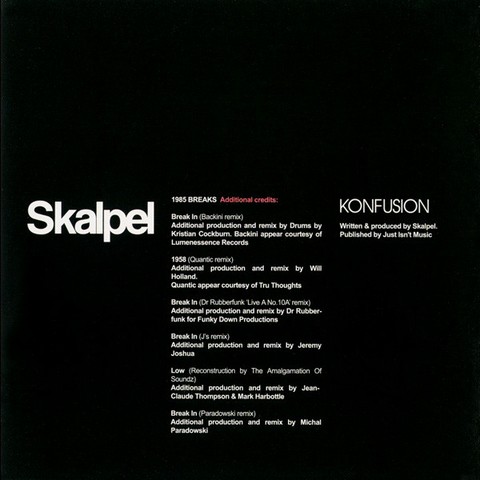 Skalpel – Konfusion (2CD, Album, Compilation) - фото 2