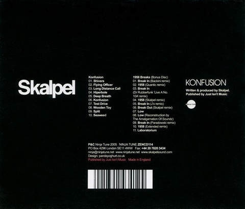 Skalpel – Konfusion (2CD, Album, Compilation) - фото 3