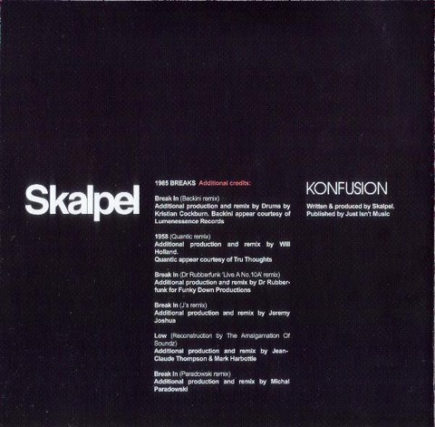 Skalpel – Konfusion (2CD, Album, Compilation) - фото 4