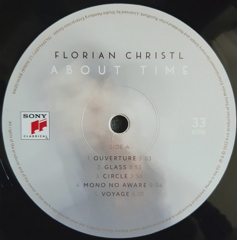 Florian Christl, NDR Radiophilharmonie – About Time (LP, Album, Stereo, Vinyl) - фото 3