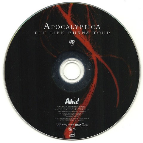 Apocalyptica – The Life Burns Tour (DVD, DVD-Video, PAL, A5 Cardboard Sleeve) - фото 3