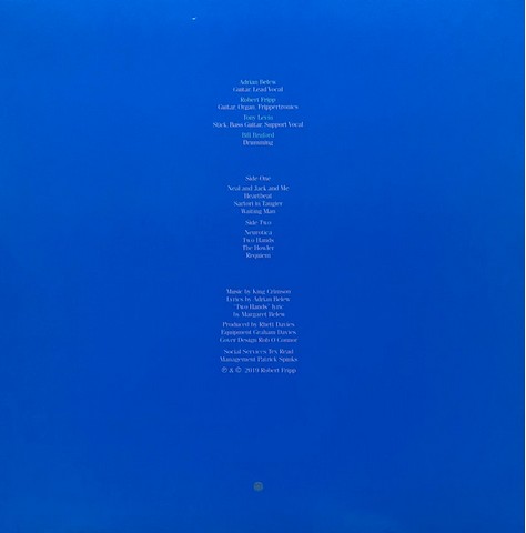 King Crimson – Beat (LP, Album, Reissue, Remastered, 200 Gram, Vinyl) - фото 2
