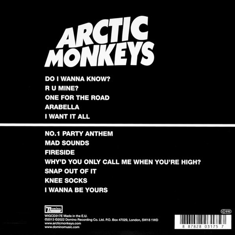 Arctic Monkeys – AM (CD, Album) - фото 2