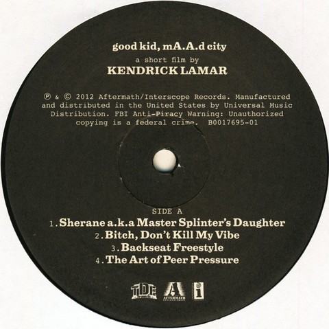 Kendrick Lamar – Good Kid, M.A.A.d City (2LP, Album, Deluxe Edition, Vinyl) - фото 2