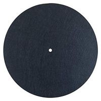 Black Turntable Mat Slipmat Audiophile 12'' in Platter Vinyl Record Players Anti-Vibr 77HA