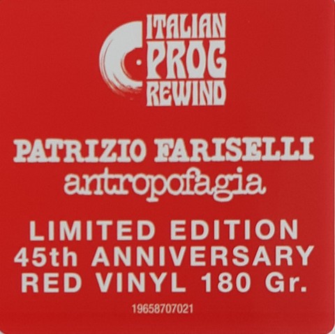 Patrizio Fariselli – Antropofagia (LP, Album, Limited Edition, Reissue, Red Vinyl) - фото 3