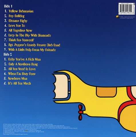 The Beatles – Yellow Submarine Songtrack (LP, Compilation, Vinyl) - фото 2