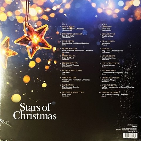 Stars Of Christmas (LP, Compilation, Limited Edition, Reissue, Remastered, Slightly Gold Vinyl) - фото 3