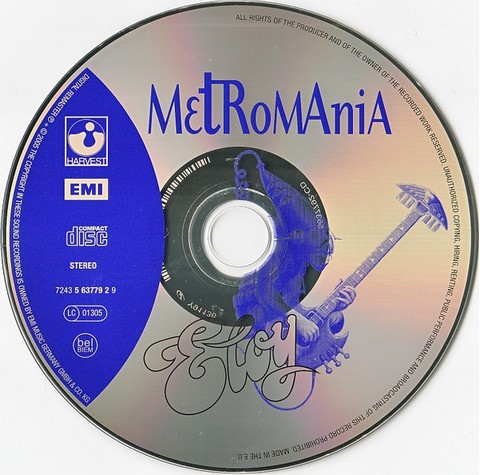 Eloy – Metromania (CD, Album, Reissue, Remastered) - фото 3