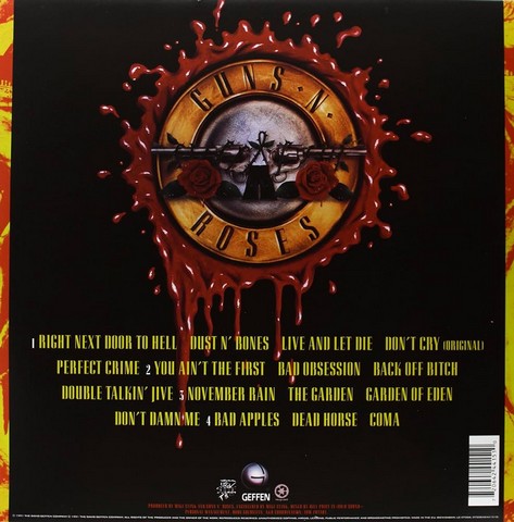 Guns n Roses – Use Your Illusion I (LP, Album, Reissue, Remastered, Stereo, Gatefold, 180 Gr, Vinyl) - фото 3