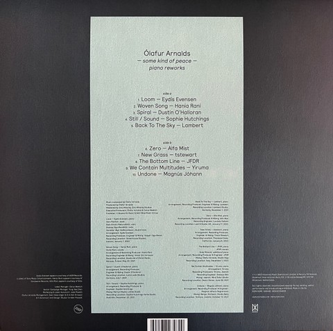 Olafur Arnalds – Some Kind Of Peace - Piano Reworks (LP, Album, Vinyl) - фото 2