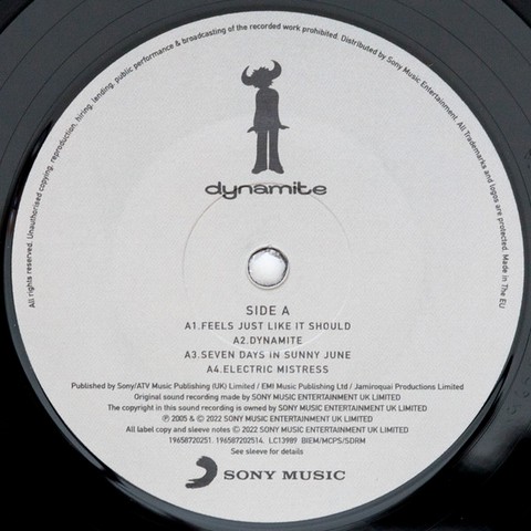 Jamiroquai – Dynamite (2LP, Album, Reissue, Stereo, Vinyl) - фото 4