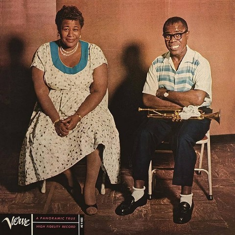 Ella Fitzgerald and Louie Armstrong - Ella And Louie (LP, Album, Limited Edition, Reissue, Stereo, Blue Vinyl) - фото 1