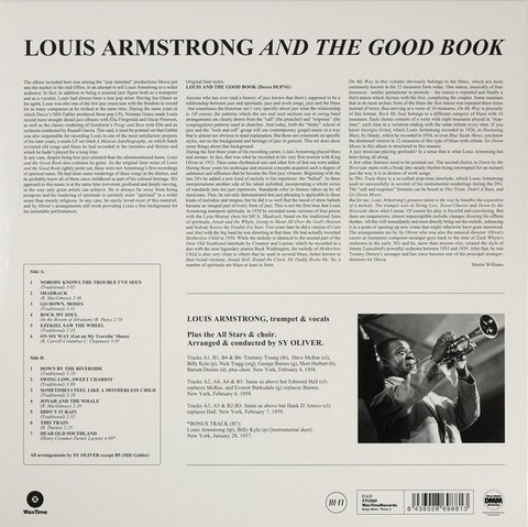 Louis Armstrong - Louis And The Good Book (LP, Album, Reissue, 180g, Orange Vinyl) - фото 3