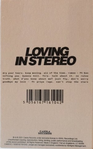 Jungle – Loving In Stereo (MC, Album, Black Cassette) - фото 3