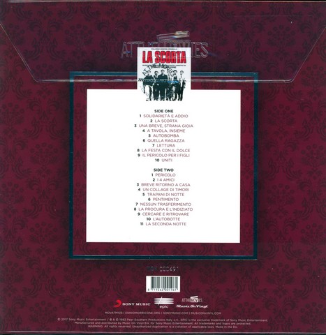 Ennio Morricone – La Scorta (Colonna Sonora Originale) (LP, Album, Limited Edition, 180g, Numbered, Clear Vinyl) - фото 2