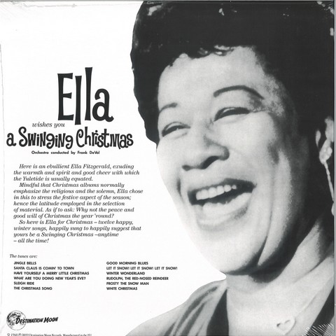Ella Fitzgerald – Ella Wishes You a Swinging Christmas (LP, Album, Limited Edition, Stereo, Clear Vinyl) - фото 2
