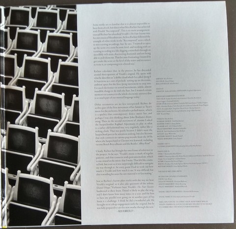 Max Richter – Recomposed By Max Richter: Vivaldi  The Four Seasons (2LP, Album, Reissue, Gatefold, Vinyl) - фото 3