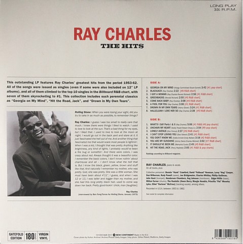 Ray Charles - The Hits (LP, Compilation, Vinyl) - фото 3