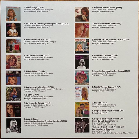 France Gall – File Under: Serge Gainsbourg, Alain Goraguer (LP, Compilation,  Olive Vinyl) - фото 2