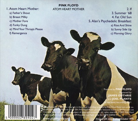 Pink Floyd – Atom Heart Mother (CD, Album, Reissue, Remastered) - фото 2